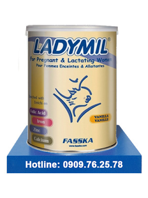 Sữa bột bà bầu LadyMil - hộp 400g (dành cho bà mẹ mang thai và cho con bú)