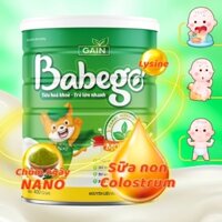 SỮA BABEGO 800g số 2 date 2026 cho bé từ 12 - 36 THÁNG tích 12 điểm đổi xe điện, nồi cơm điện, 15 điểm đổi xe vespa điên