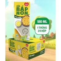Sữa bắp non dinh dưỡng LOF thùng 24 hộp x 180ml