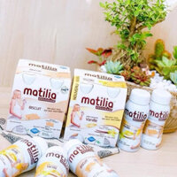 Sữa bầu Matilia Vị Vani Socola Dâu Tây Bánh Quy Sữa Bầu Pha Sẵn Bổ Sung Dưỡng Chất Cho Bé (Lốc 4 hộp) 200ml