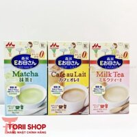 Sữa bầu Morinaga hộp 12 thanh Nhật Bản vị trà sữa, trà xanh, cà phê hộp 12 gói x 18g