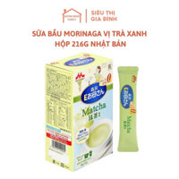 Sữa bầu Morinaga vị trà xanh ( Matcha ) hộp 216g Nhật Bản