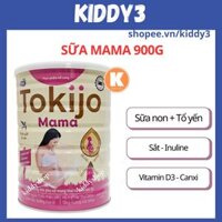 Sữa bầu TOKIJO Mama bổ sung sữa non và tổ yến lon 900g