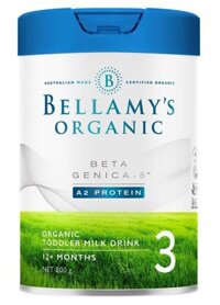 Sữa Bellamy’s A2 Organic Beta Genica-8™ Số 3 (800gr)