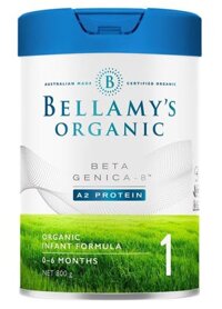 Sữa Bellamy’s A2 Organic Beta Genica-8™ Số 1 (800gr)