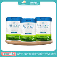 Sữa Bellamy's Organic A2 cho bé số 1, 2, 3 800g