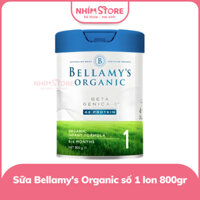 Sữa Bellamy’s Organic A2 số 1 800g cho bé 0-6m