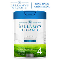 Sữa Bellamy's Organic A2 Số 4 Cho Bé Từ 2 Tuổi Hỗ Trợ Phát Triển Thể Chất Và Trí Não Cho Trẻ 800G - BELLAMY ORGANIC