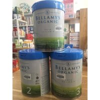 Sữa Bellamy’s Organic Beta Genica-8″ 800g đủ 3 số 1,2,3