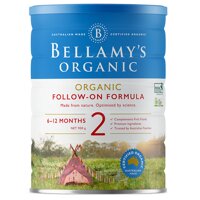 Sữa Bellamy’s Organic số 2 của Úc cho trẻ từ 6 đến 12 tháng hộp 900g