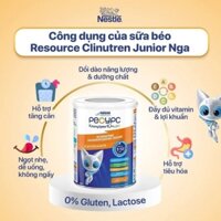 sữa béo cao năng lượng Resource Clinutren Junior lon 400g của nga ,hàng có sẵn