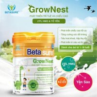 Sữa Beta Sure GrowNest 900g ( phát triển trí tuệ và phát triển chiều cao tối ưu cho trẻ em)