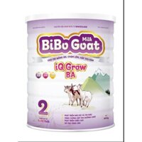 SỮA BIBO GOAT MILK IQ GROW BA Hộp 400g- 900g( Sữa Dê dành cho trẻ dị ứng đạm bò)