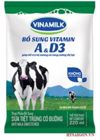 SỮA BỊCH VINAMILK CÓ ĐƯỜNG 220ML