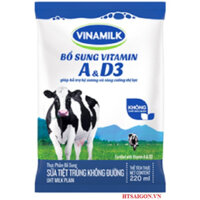 SỮA BỊCH VINAMILK KHÔNG ĐƯỜNG 220ML