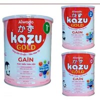 [SỮA BỈM GIÁ TỐT]Sữa bột Kazu Gold Gain số 0+,1+, 2+ 810g
