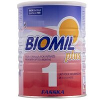 Sữa Biomil Plus 1 của Pháp cho trẻ từ 0 đến 6 tháng tuổi hộp 800g