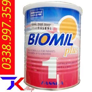 Sữa bột Biomil Plus số 1 - hộp 400g