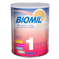 Sữa Biomil plus số 1 cho bé từ 0-6 tháng, hộp 400g