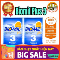 Sữa Biomil Plus số 3 sữa sinh học nhập khẩu nguyên lon từ Pháp