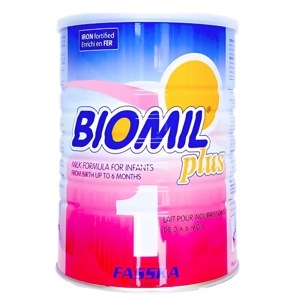 Sữa bột Biomil Plus số 1 - hộp 800g (0 - 6 tháng)