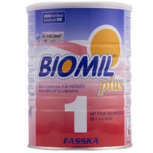 Sữa bột Biomil Plus số 1 - hộp 800g (0 - 6 tháng)