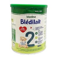 Sữa Blédilait số 2 của Pháp cho trẻ 6-12 tháng hộp 400g