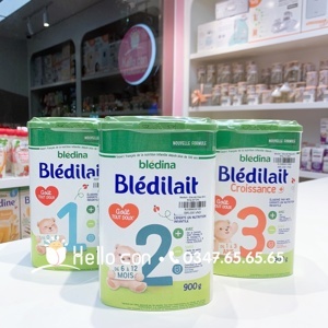 Sữa Bledina Bledilait Croissance số 3 - 900g (1 - 3 tuổi)