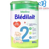 Sữa Bledina Bledilait Pháp Số 2 900gr Cho Bé 6-12 Tháng