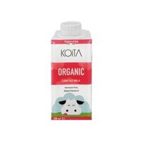 Sữa Bò Hữu Cơ Ít Béo, Organic Low Fat Milk, Vitamin A & D3 (200ml) - KOITA