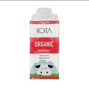 Sữa bò hữu cơ Koita ít béo 200ml