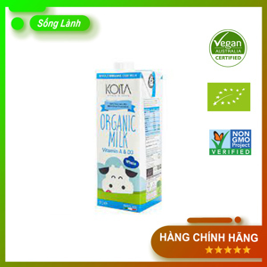 Sữa bò hữu cơ Koita nguyên kem - 1 lít