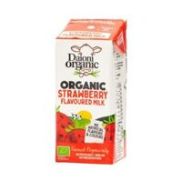 Sữa bò hữu cơ vị dâu Daioni Organic 200ml