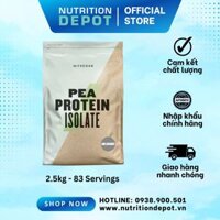 Sữa bổ sung đạm dành cho người ăn chay từ đậu hà lan Pea Protein Isolate Myprotein không mùi 2.5kg  - NUTRITIONDEPOT