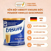Sữa Bột Abbott Ensure Đức Powder Vanille-Geschmask Hộp 400g