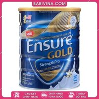 Sữa Bột Abbott Ensure Gold 800g Vani | Dinh Dưỡng Cho Người Cao Tuổi, Người Ốm, Bệnh Nhân, Phẫu Thuật Cần Phục Hồi Sức Khỏe Nhanh | Chính Hãng Abbott Việt Nam | Babivina – Sữa Chính Hãng, Bán Lẻ Giá Sỉ