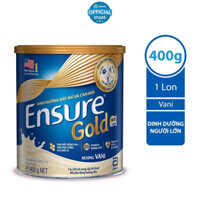 Sữa bột Abbott Ensure Gold 400g hương vani