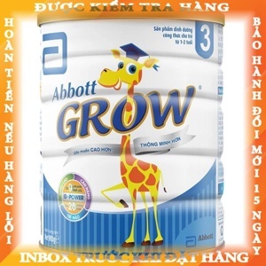 Sữa bột Abbott Grow 3 - hộp 900g (dành cho trẻ từ 1 - 3 tuổi)