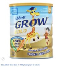 SỮA BỘT ABBOTT GROW GOLD 3+ VANI 900G