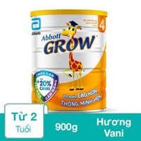 Sữa bột Abbott Grow số 4 hương vani 900g (từ 2 tuổi)