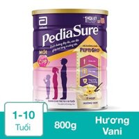 Sữa bột Abbott PediaSure BA hương vani 800g (1 - 10 tuổi)