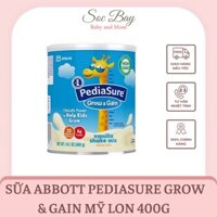Sữa Bột Abbott Pediasure Grow & Gain Mỹ Dành Cho Trẻ Biếng Ăn ,Thấp Còi Lon 400g