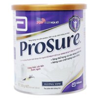 Sữa Bột Abbott Prosure Vanilla PROS Dùng Cho Người Có Nguy Cơ Hoặc Đang Bị Sụt Cân, Suy Mòn (380g)