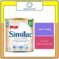 Sữa bột Abbott Similac 2 400g Gangliosides 5G chính hãng