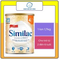Sữa bột Abbott Similac 4 1.7kg Gangliosides 5G Chính hãng