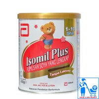 Sữa Bột Abbott Similac Isomil Plus 1-10 Hộp 400g (Dành cho trẻ bất dung nạp lactose hay dị ứng đạm sữa bò)
