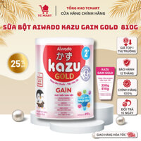 Sữa bột Aiwado Kazu Gain Gold 810g - TĂNG CÂN CHUẨN, TIÊU HÓA TỐT & PHÁT TRIỂN TOÀN DIỆN