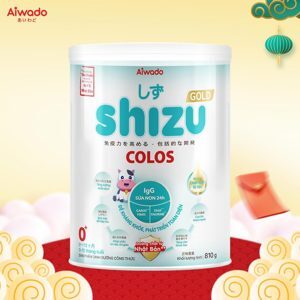 Sữa bột Aiwado Shizu Colos Gold 0+ 810g (0 - 12 tháng)