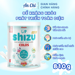 Sữa bột Aiwado Shizu Colos Gold 1+ 810g (trên 1 tuổi)