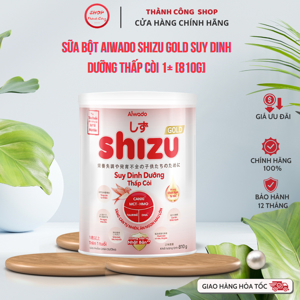 Sữa bột Aiwado Shizu Gold Suy Dinh Dưỡng Thấp Còi 1+ 810g (trên 12 tháng)